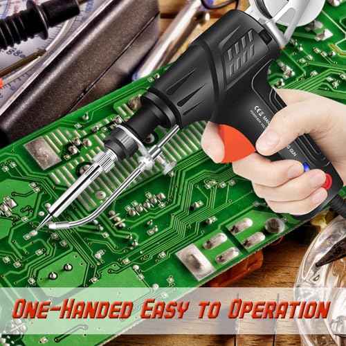 Soldering Gun Kit, Upgrade 120W Adjustable Temp Multi-Function Soldering Iron Set, Soldering Iron Kit for Electronics Welding Repair (11-Piece Set) (Black)