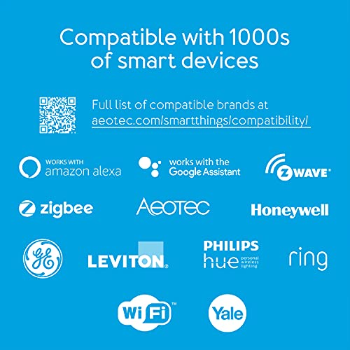 AEOTEC Smart Home Hub V3 with Z-Wave, Zigbee, Matter Gateway - Works with Alexa & Google