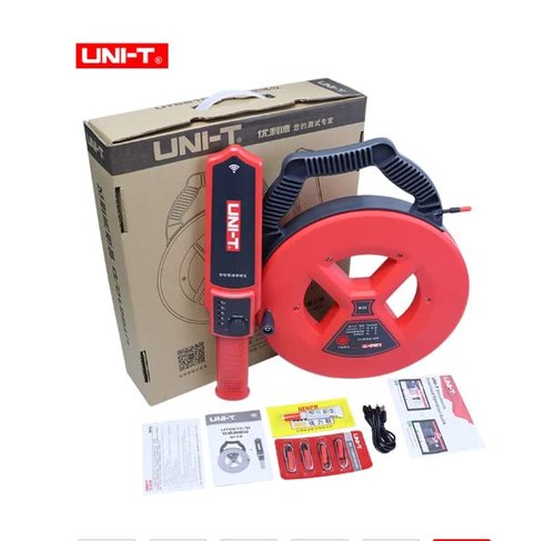 UNI-T Uni-Trend Iron Pipe Blockage DetectorUT661C UT661D Plumbers Pipeline Clogging Locating Instrument Pinpointer Waterproof Iron Pipe Blockage Detector(UT661D)