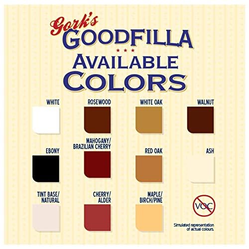 Wood & Grain Filler Powder - Innovative Formula - Filla-in-A-Bag - White Oak - 4 oz by Goodfilla | Repairs, Finishes & Patches | Paintable, Stainable, Sandable & Quick Drying | Zero Waste