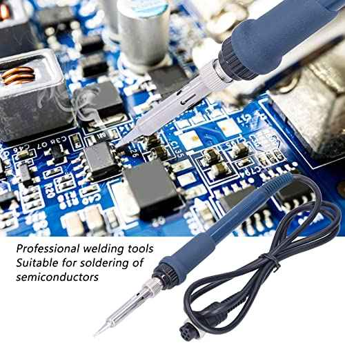 Replacement Solder Handle with 6 Pin Plug, DC 26V 60W Universal Soldering Station Iron Pencil Suitable for 936B, 907B