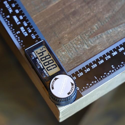 Digital Angle Finder Protractor, 7-Inch/200 mm ABS Ruler - Enhanced ABS