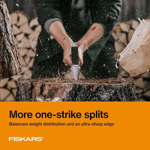 Fiskars X27 Super Splitting Axe 36" for Tall Users - Heavy-Duty Firewood Tool