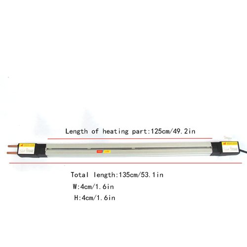 Acrylic Bender Heater 48 Inch Acrylic PVC Plastic Heat Bending Machine 110V Acrylic Plastic Bending Tool With Multiple Heaters for Plastic Sheet Bender