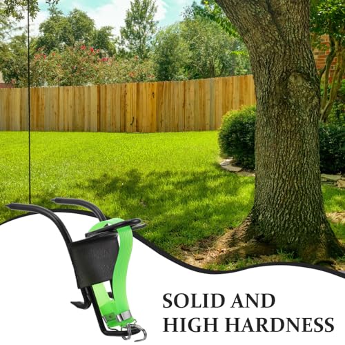 GANAZONO Tree Climbing Spike Set Safety Adjustable Belt Lanyard Rope Belt 2 Gears