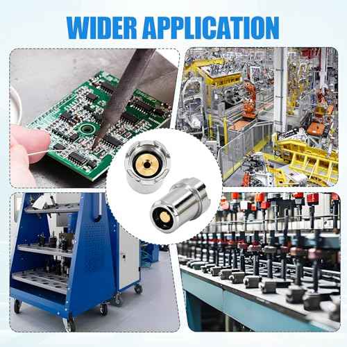 8PCS 510 Thread Magnetic Adapter, Thread Magnetic Adapter, Soldering Iron Ring Adapter Connector Repair Parts For Circuit Board Repair Parts For Electronic Devices Maintenance