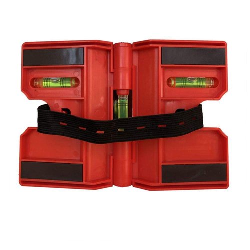 2 Pack Folding Magnetic Post Level for Pipe, Post and Beams Leveling