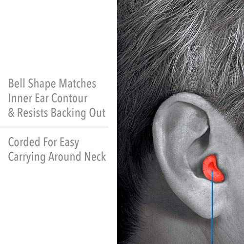 Howard Leight by Honeywell MAXIMUM Corded Disposable Foam Earplug 5-Pair Vending Pack