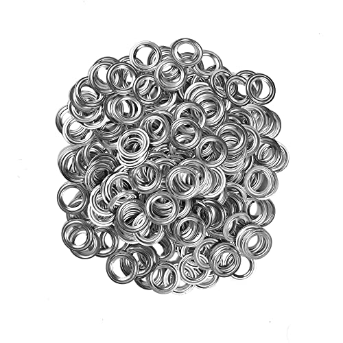 Silver Grommets Kit 1000pcs 3/8 Inch (10mm) for Crafts and DIY Projects