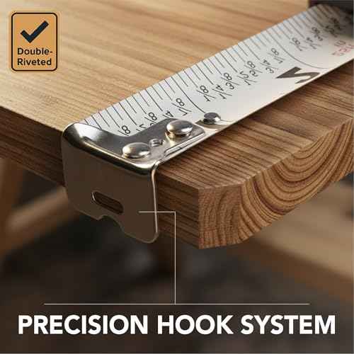 Mr. Pen- Steel Retractable Tape Measure with Fractions, 25-Foot, Easy Read Tape Measure 25 ft