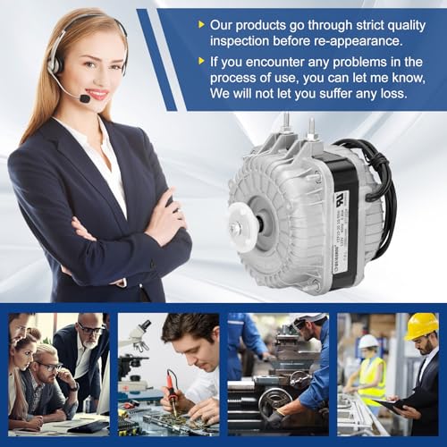 120V AC Fan Motor 1550rpm for Refrigeration & Cooling Equipment