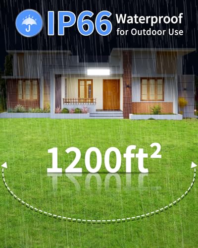 1 Pack 11000LM 100W LED Shop Light IP66 Waterproof Garage Workbench Lighting