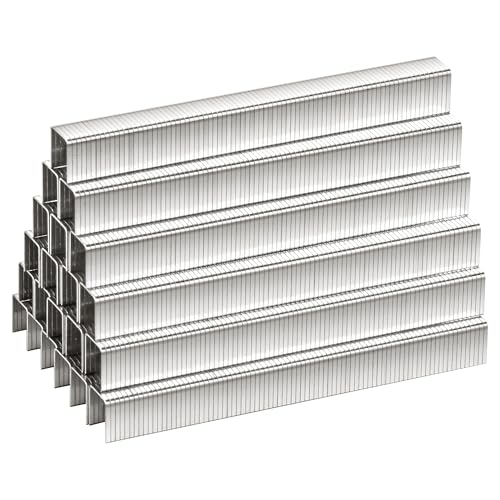 Meite T50 Stainless Steel Staples 1/2 Inch, 1512 Counts, Heavy Duty Marine & Upholstery Staples