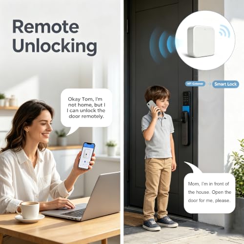 HeavenBird 2.4GHz WiFi Gateway for TTLock & DDLock Smart Door Locks