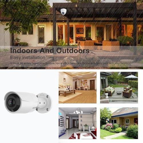 1080P 2MP 180 Degree Wide Angle Analog Coax BNC Bullet Security Camera HD-TVI/CVI/AHD/960H Analog 4 in 1 Super Hybrid HD CCTV Surveillance 1.8mm Fisheye Lens Outdoor/Indoor IR Day&Night Vision