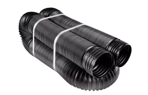 1pc 4 in. x 25 Feet. Black Copolymer Solid Drain Pipe - Easy to Install