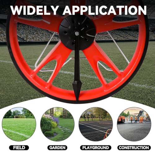 Auto Dynasty Digital Measuring Wheel 3-Section Folding with Backpack, Backlit LED Display