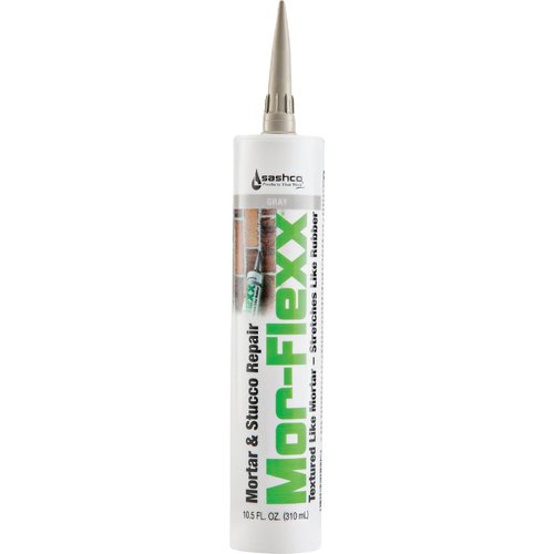 Sashco 15020 10.5oz Sashco Sealants Gray MorFlexx Grout Repair, 10.5-Ounce