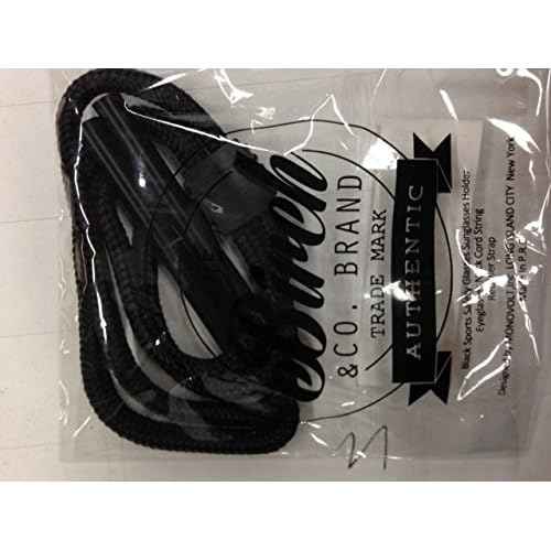 BIRCH's Black Sports Safety Glasses Sunglasses Holder Eyeglasses Neck Cord String Retainer Strap