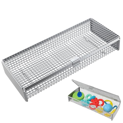 Viscogrip Dishwasher Basket for Small Items, 304 Stainless Steel, 1 PCS