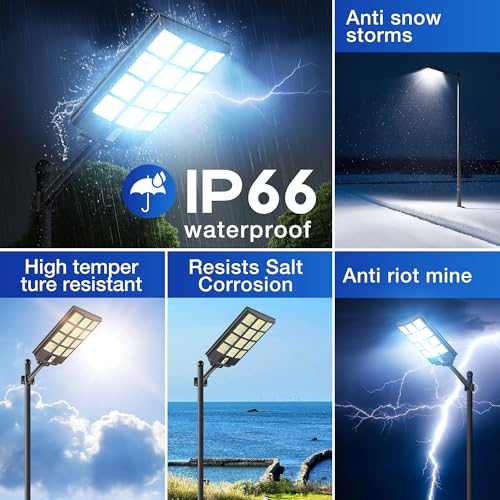 OKPRO 10000 Packs Solar Street Light 450,000LM Waterproof Outdoor Lighting