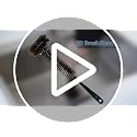 Ullnosoo 2 Pack Garbage Disposal Cleaner Brush — Extra-Long 15in 3D Nylon Bristle, Universal Fit