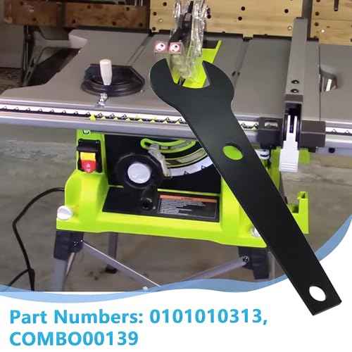 101010313 Table Saw Wrench Fits for Ryobi Table Saw RTS10, BTS10, BTS10S, BTS12S, RTS10, RTS21 (1 Pcs)
