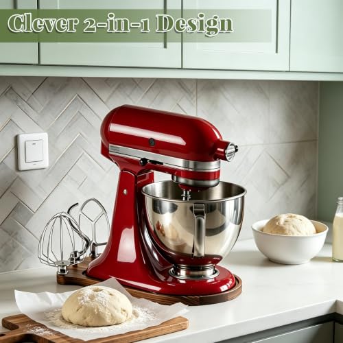 MLKSI 2-in-1 Mixer Slider with Storage for KitchenAid 4.5-5 Qt Tilt Head Mixer - 5 QT