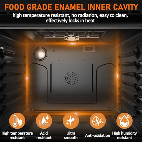 30 Inch Electric Wall Oven with Convection, Touch Control, Large Capacity