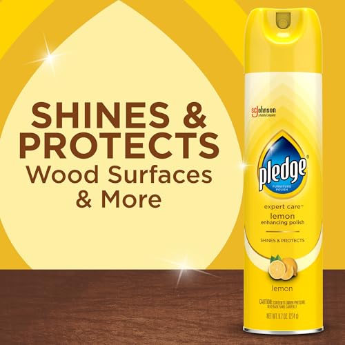 Pledge Expert Care Lemon Furniture Polish 9.7 oz Pack of 3 - Wood & Surface Cleaner