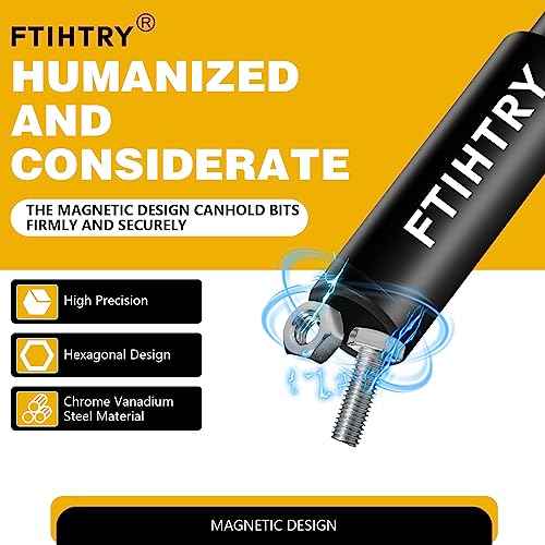 1/4¡±Magnetic Extension Socket Drill Bit Holder, 60mm 100mm 150mm Long(2.36-9"), 9pcs Screwdriver Extension, Quick-Change Hex Shank Set