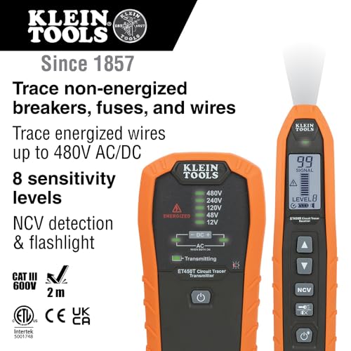 Klein Tools ET450 Circuit Breaker & Wire Tracer Kit - Electrical Testing