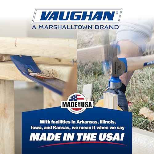VAUGHAN Mini-Bar, 7 5/8 Inch Pry Bar, Nail Puller, Made In The USA, 444, VN46104