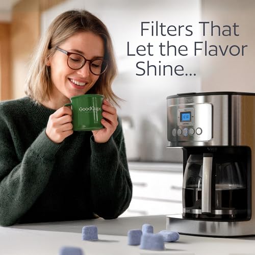 Set of 12 Reusable Charcoal Water Filters for Cuisinart Coffee Makers - GoodCups Replacement