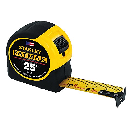 Stanley FatMax 25ft Tape Measure 2-Pack - Heavy Duty, Lockable, Durable Blade