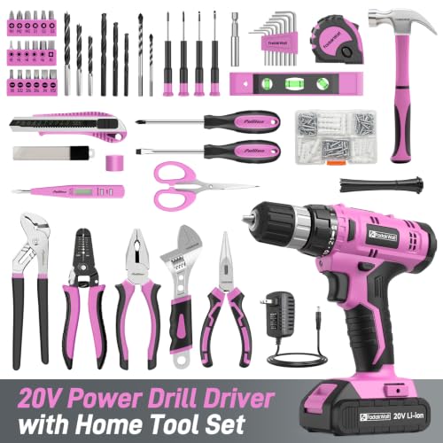 FADAKWALT 20V Cordless Drill Set with Battery & Carrying Bag, 30N Torque