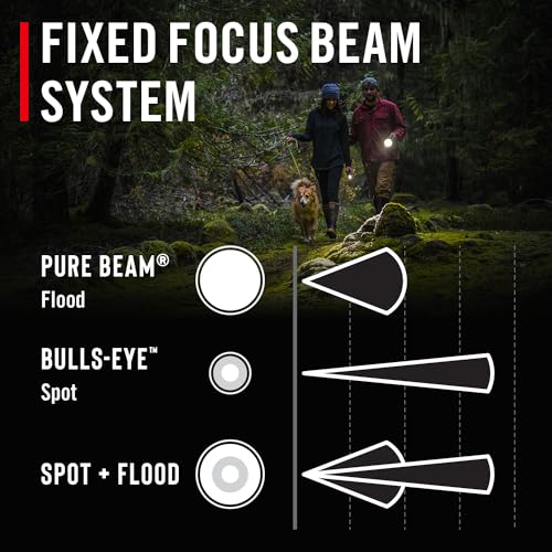 COAST PX9 750 Lumen Dual Power LED Flashlight with Dual Fixed Focus Optic, Stainless-Steel Pocket Clip and Textured Grip- Compatible with Alkaline OR Rechargeable (ZX850) Batteries