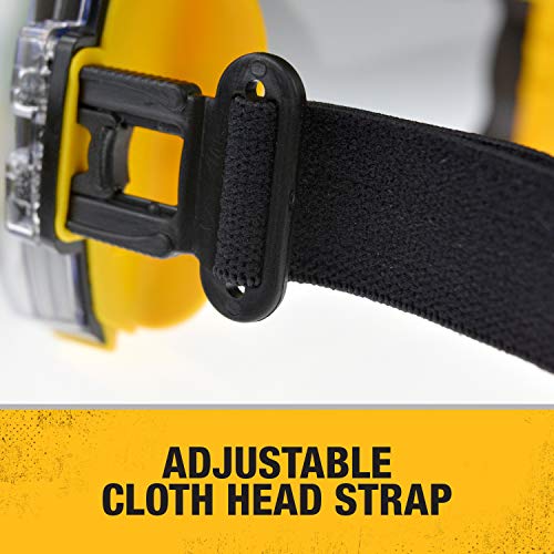 DeWalt DPG82 Anti-Fog Dual Mold Safety Goggle - Clear, 1 Pair