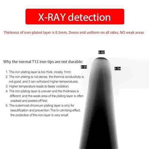 QUECOO TW Black T12-KU/K/BC2/J02/ILS soldering Iron Tip Welding head for all T12 High-grade series soldering tip