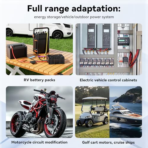 36V 48V to 12V 20A DC Step-Down Converter for Golf Cart RV Solar Waterproof