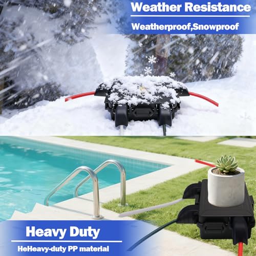Small Outdoor Electrical Box IP54 Waterproof Extension Cord Cover - 1 Pack