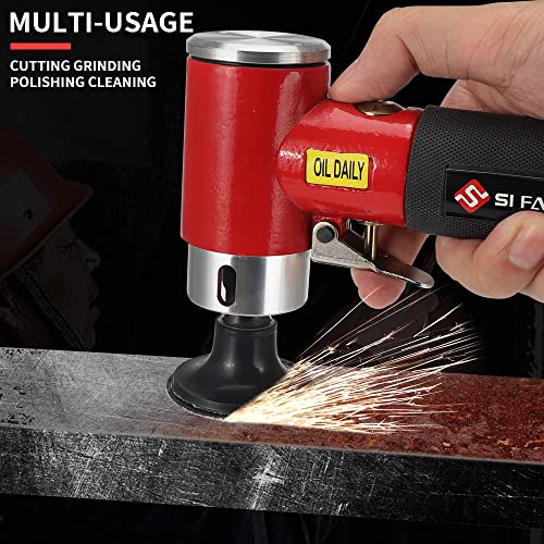 SI FANG 2-Inch Mini Pneumatic Orbital Sander and Grinder Combo