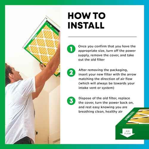 Filterbuy 16x20x1 Air Filter MERV 11 (MPR 1200) Allergen Defense Replacement (4-Pack), Electrostatic Pleated HVAC AC Furnace Filters, Made in USA (Actual Size: 15.50 x 19.50 x 0.75)