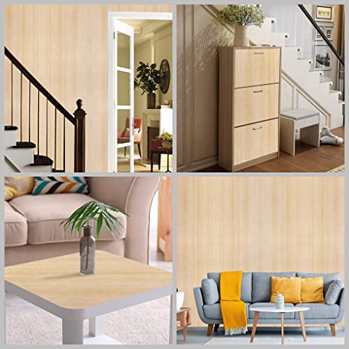 Arthome Peel and Stick Oak Wood Contact Paper 16.5"x120" Self-Adhesive Wall Covering