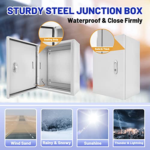 Outdoor Electrical Box 12x10x6 inch Waterproof NEMA 4X IP66 Junction Box - CXCESNS