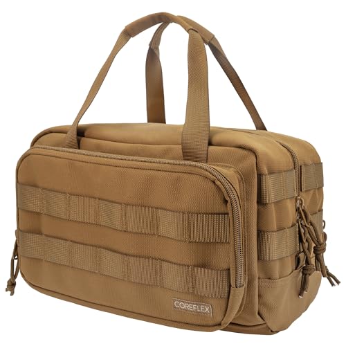 Coreflex Brown 12-Inch Heavy Duty Multi-Purpose Tool Bag for Mechanics & Trades