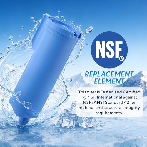 Mysora 2-Pack Opal Nugget Ice Maker Water Filter - Scale Inhibiting Replacement for GE Opal 2.0/Opal+