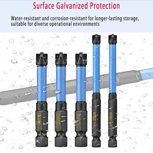 Professional Electrician Screwdriver Bits Set, Magnetic Tip FPH2 Phillips Pozidriv Bits for Circuit Breakers, Switch Plates, Electrical Enclosures, 65 & 110mm Slotted Heads 1/4 Inch Hex Shank£¨10pcs£©