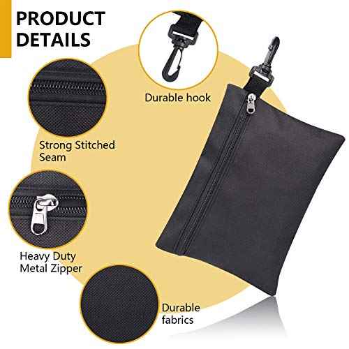 3 Pack Tool Bags Canvas,Premium Tool Pouch Zipper Bag,zipper pouch Heavy Duty Tool Pouch,Small Tool Bag,Zipper Pouch,Tool Pouches For Men/Car/Motorcycle