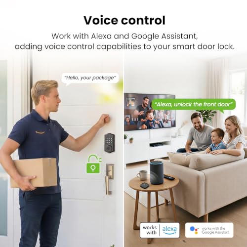 GHome Smart G2B WiFi Gateway for Bluetooth Smart Locks - Remote Access & Voice Control